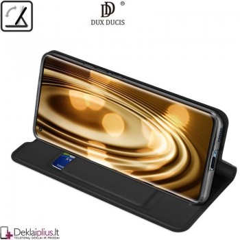 Dux Ducis dirbtinės odos atverčiamas dėklas - juodas (telefonams Xiaomi Mi 11) Dux Ducis dirbtinės odos atverčiamas dėklas - juodas (telefonams Xiaomi Mi 11)